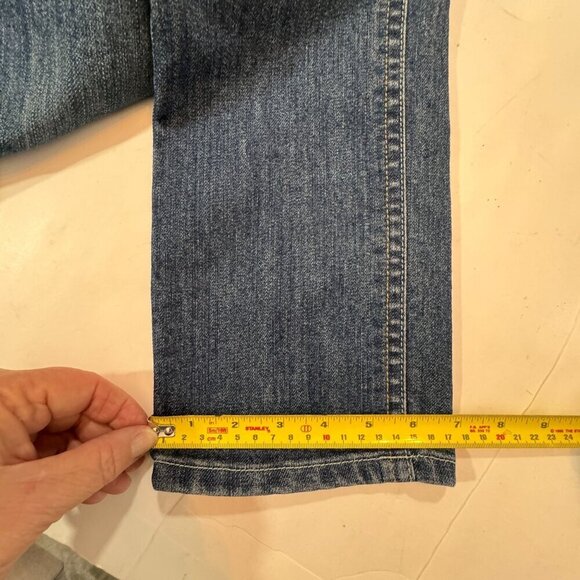 Lolo Skinny Jeans Womens Sz 14 Blue Distressed Studded Hi-Rise Medium Wash‎ - Picture 16 of 16